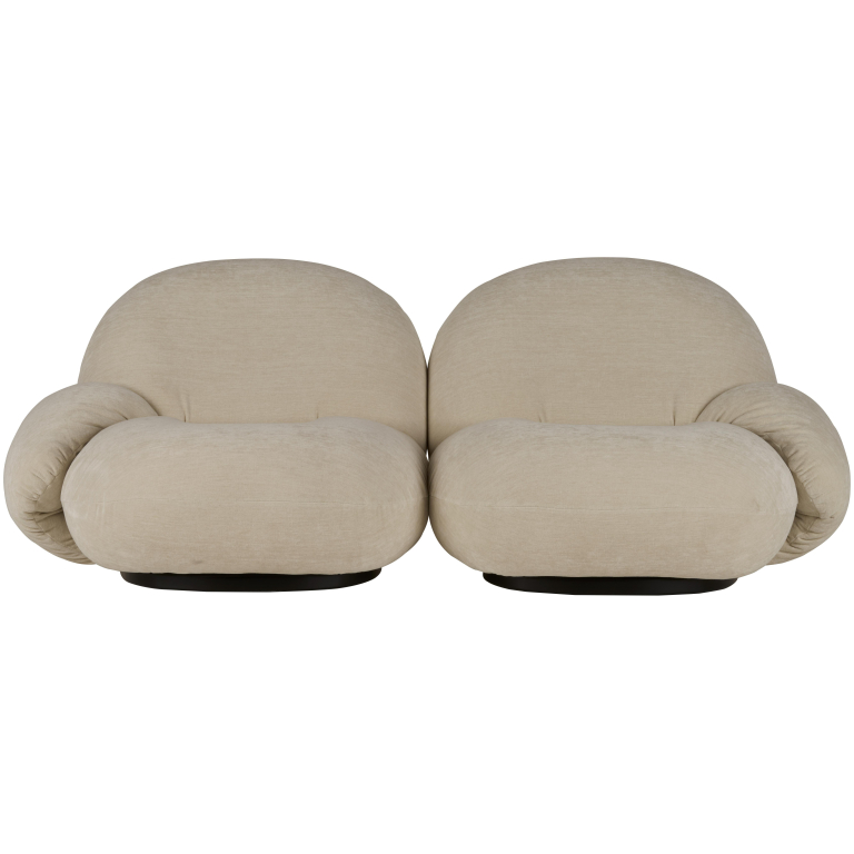 Gubi Pacha 2-zits sofa, dedar belsuede 007