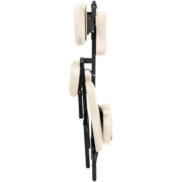 Tatoveringsmassasjestol, bærbar, sammenleggbar, Montpellier Beige, opptil 130 kg, beige