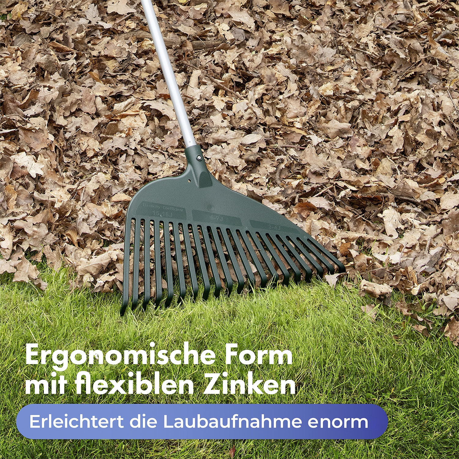 Komfort-Rechen mit Teleskopstiel