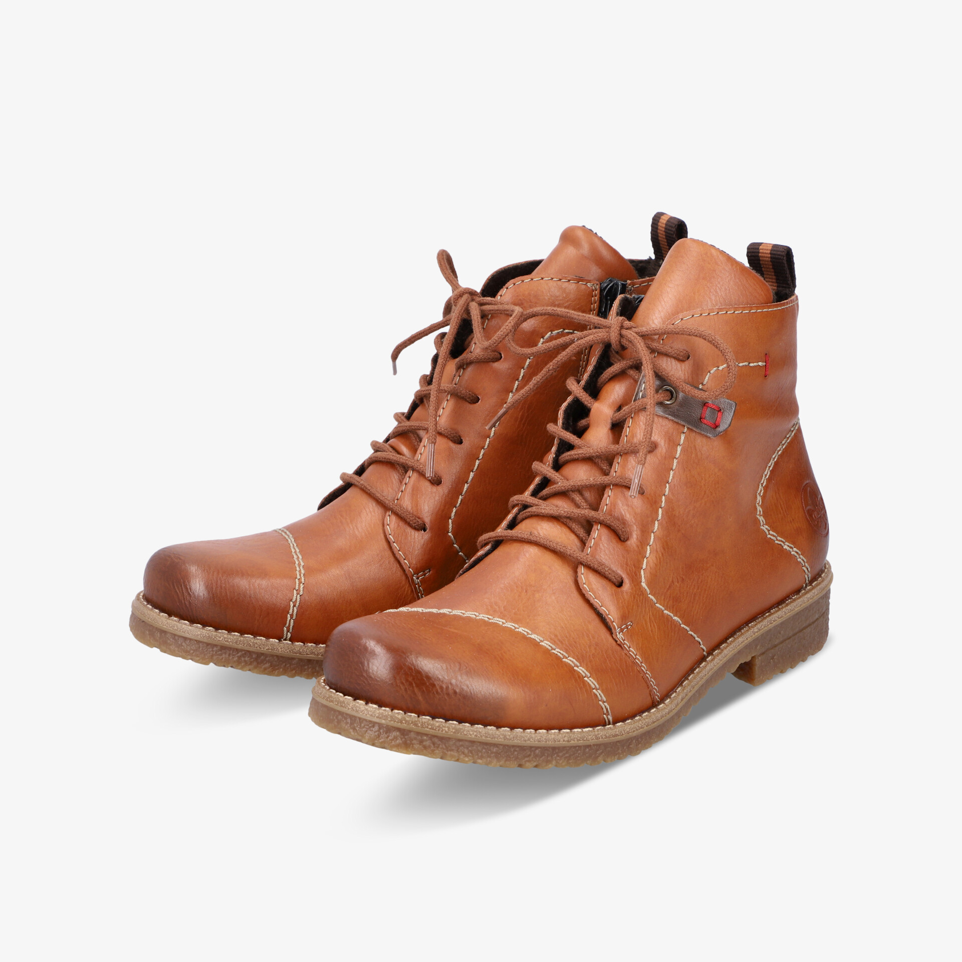 rieker Damen Schnürstiefeletten braun