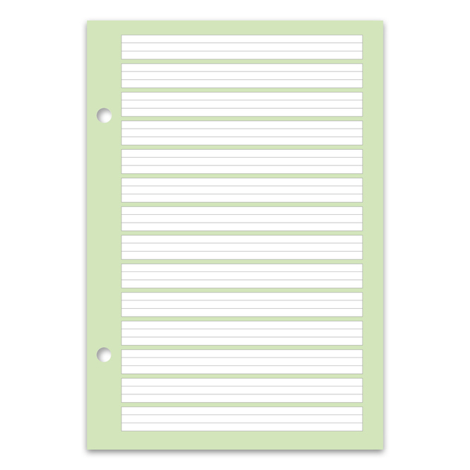 Staufen - Premium Schulblock DIN A5 - Lineatur 2 - 50 Blatt