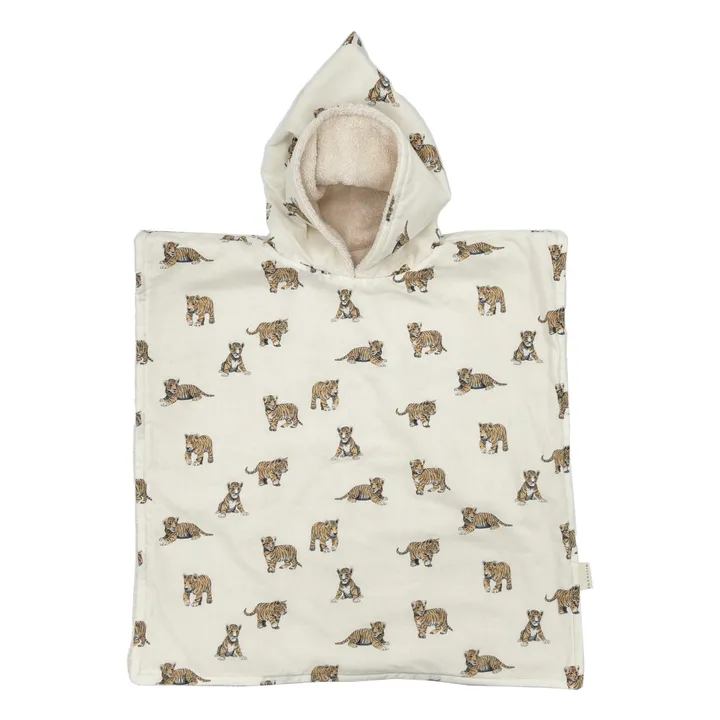 Milinane Poncho de bain Teo | Blanc