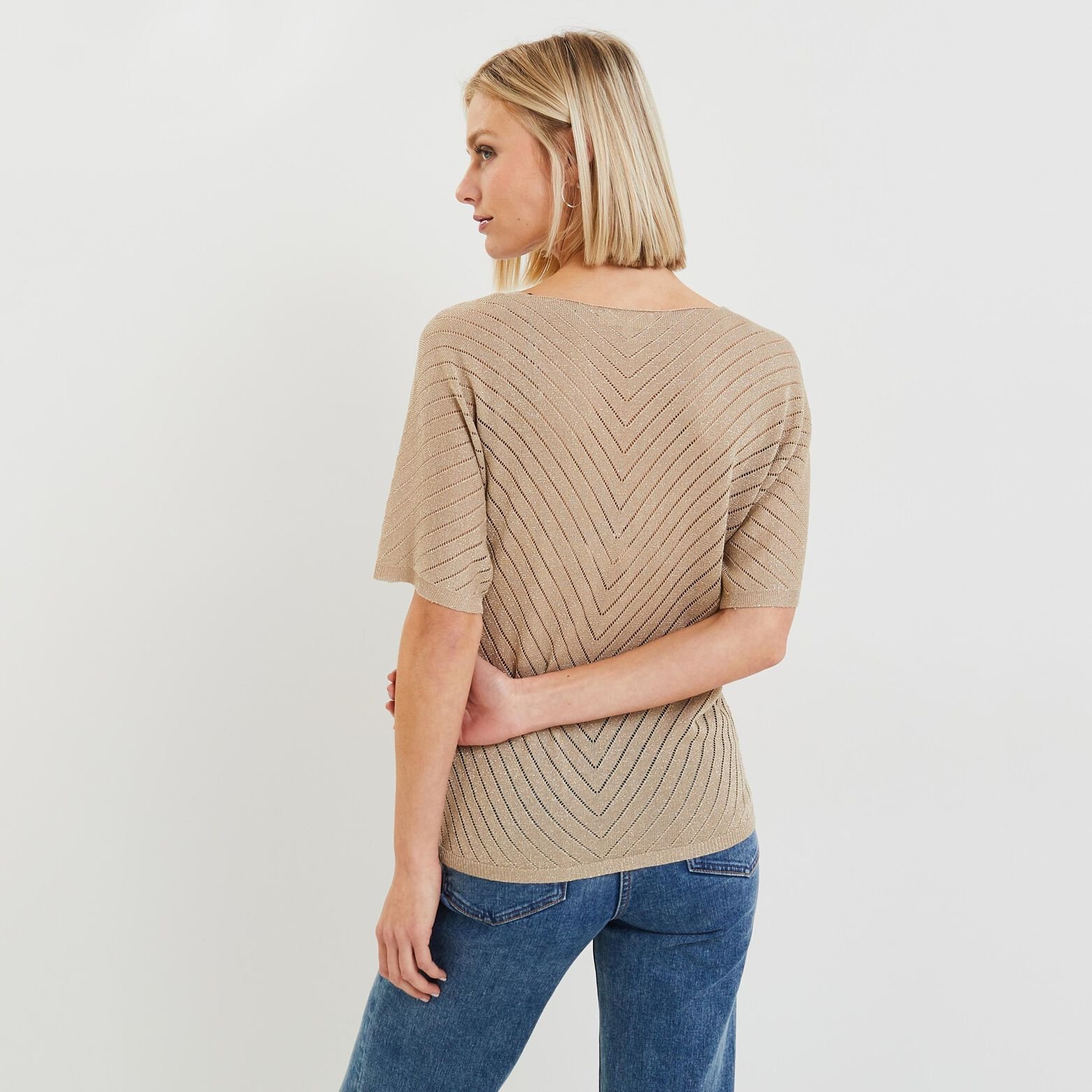 Pull chevrons femme