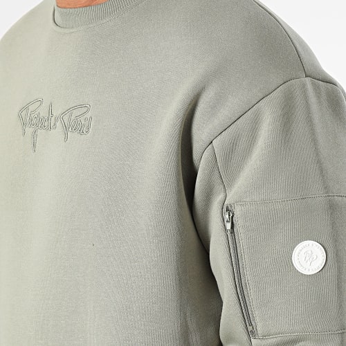Sweat Crewneck 2422048 Vert Kaki
