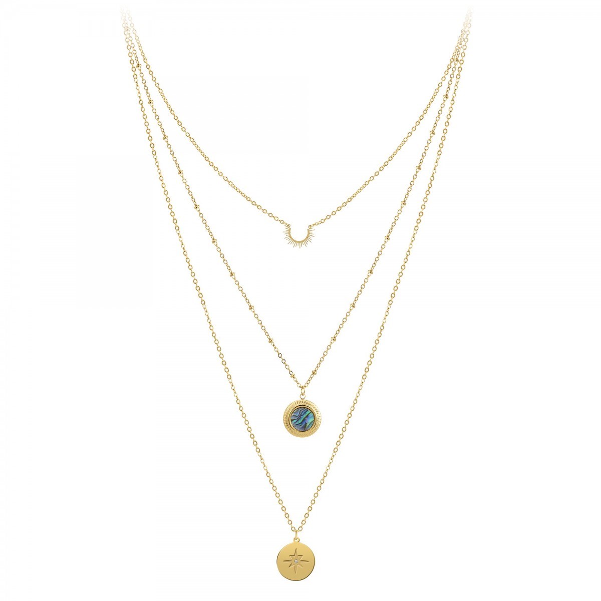 Collier par SC Bohème orné de Cristaux scintillants