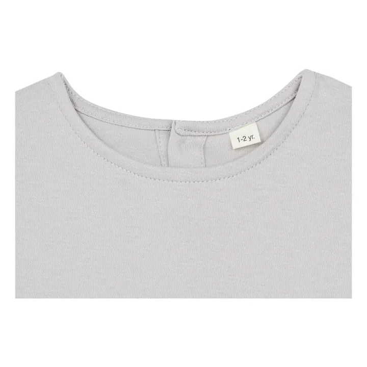 Bamboo Baby Top Oversize Coton Bio | Gris