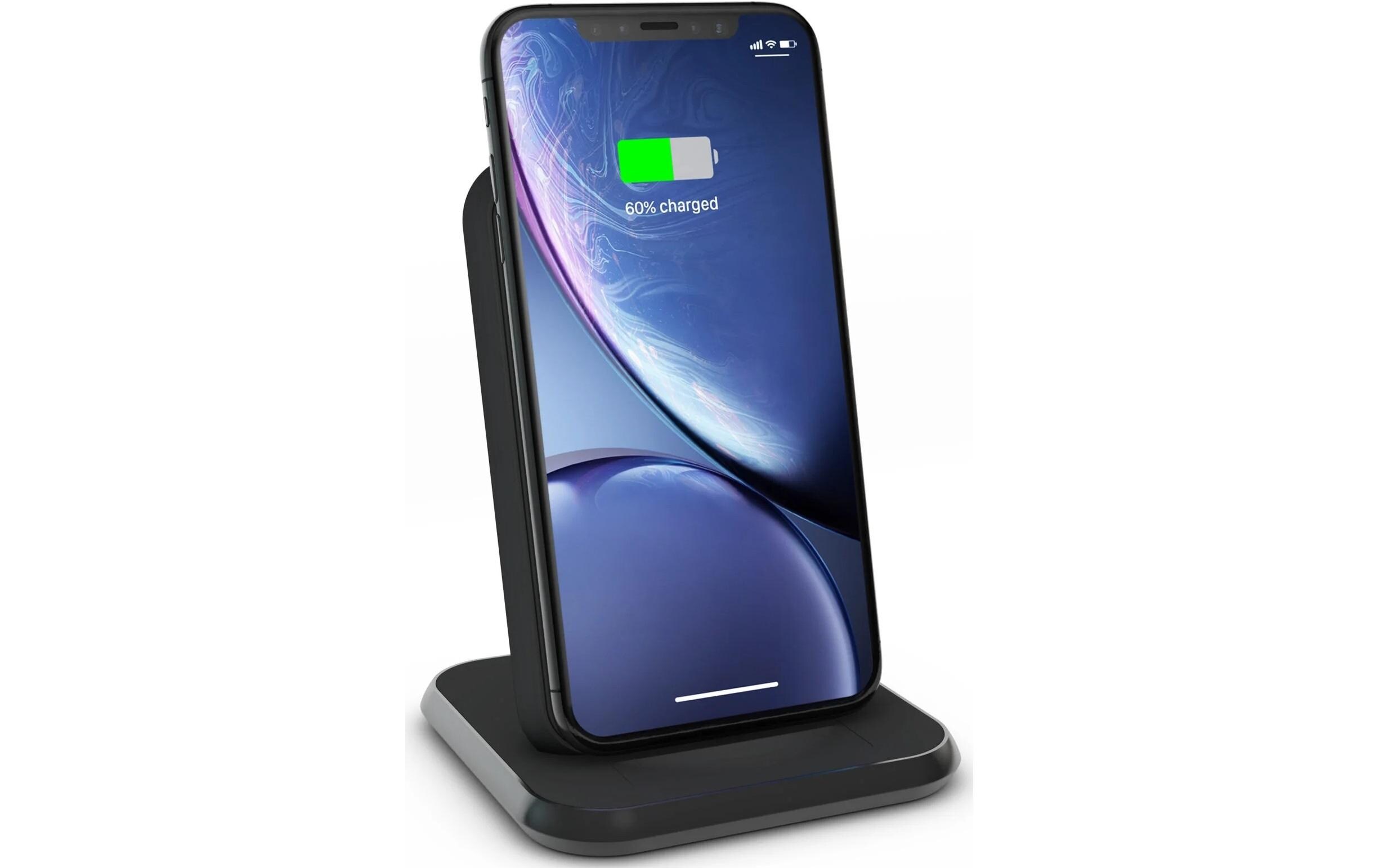 Wireless Charger Single Aluminium StandQi-Standladegerät aus Aluminium
