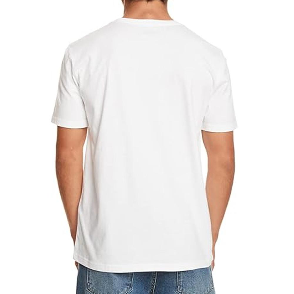 Quiksilver T-shirt Blanc Homme Quiksilver Skullss