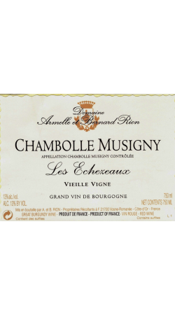 Domaine Armelle et Bernard Rion Les Echezeaux 2009 Chambolle-Musigny Rouge
