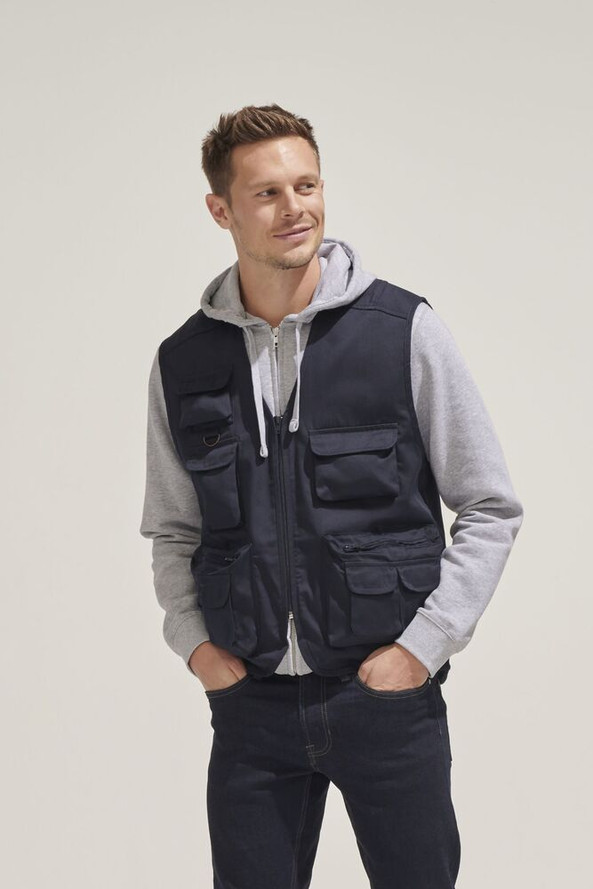 SOL'S 43630 - WILD Gilet Reporter Multipoches