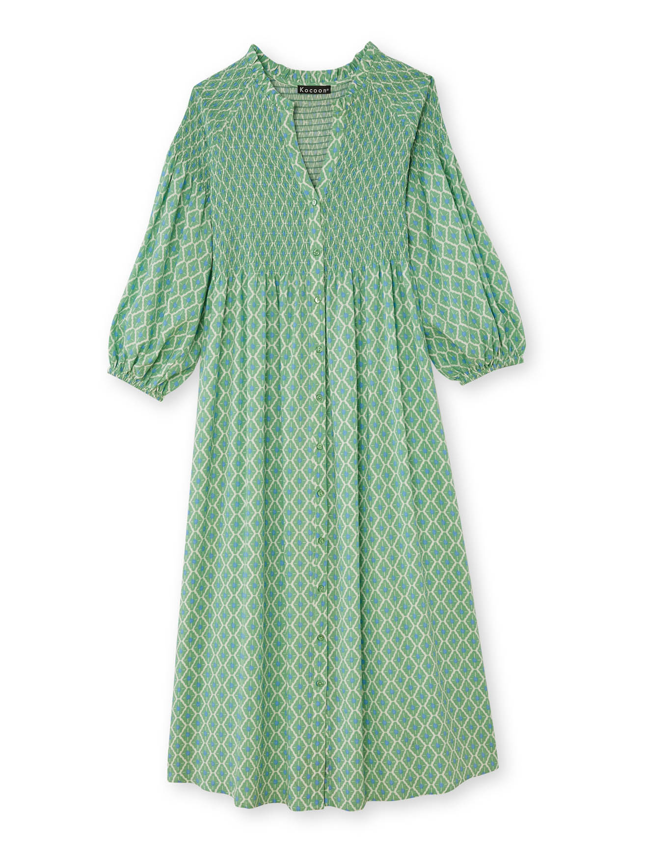 Robe longue entièrement boutonnée