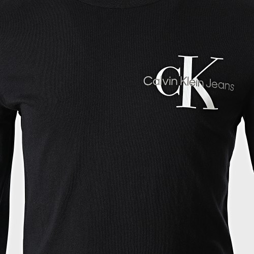 Tee Shirt Manches Longues Enfant Chest Monogram 1457 Noir