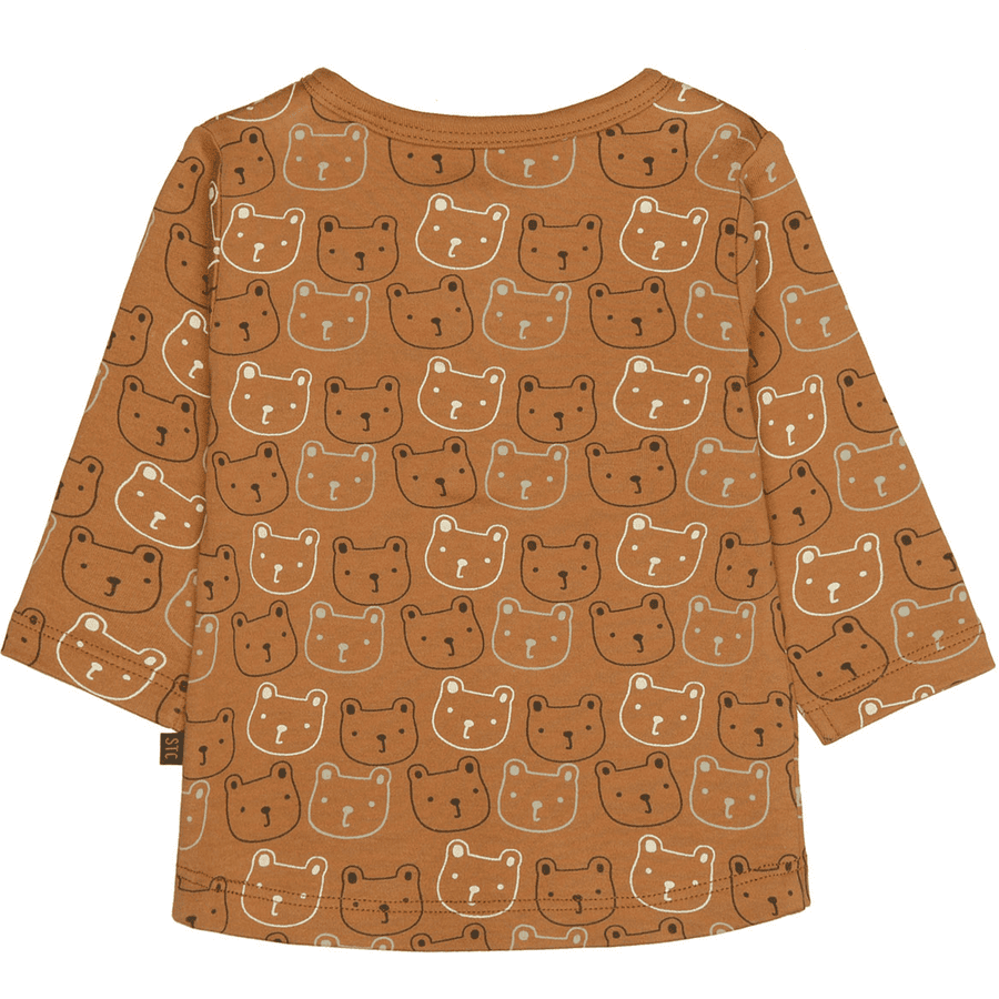 STACCATO Shirt camel gemustert