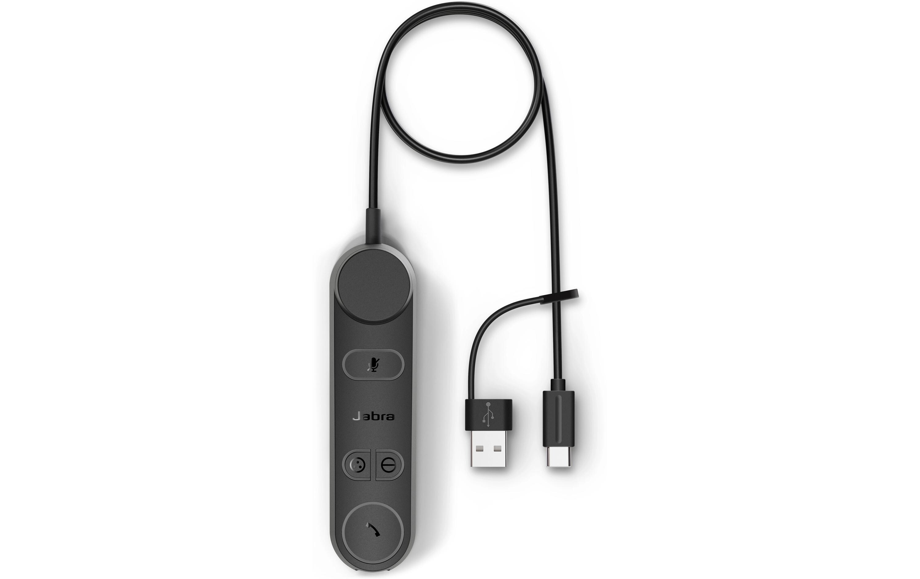 Adapter Engage 50II LINK MS USB-A - USB-CVerbindung zum Endgerät USB C & USB A für Jabra Engage 50 II Serie