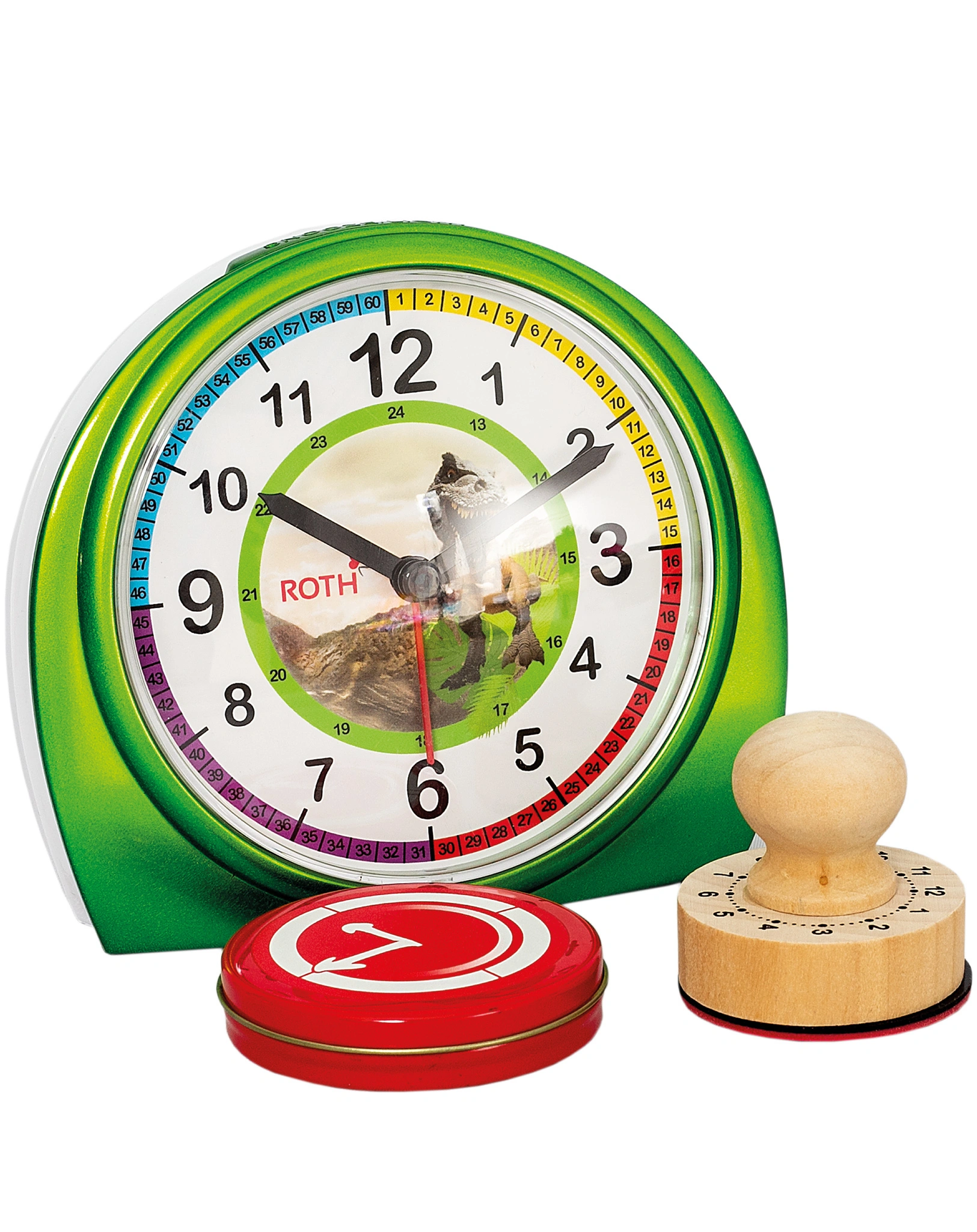 Wecker TYRANNOSAURUS mit Stempelset