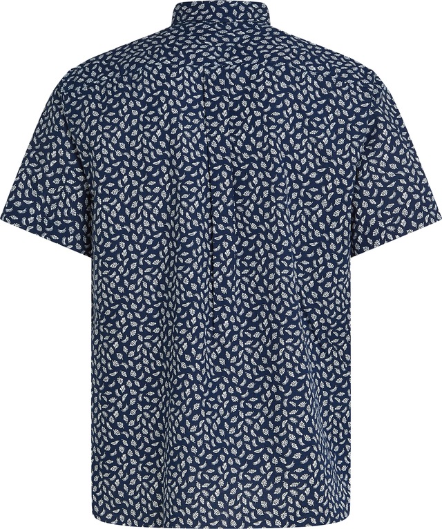 Tommy Hilfiger Big & Tall Kurzarmhemd »BT-LINEN BLEND AOP SS RF SHIRT-B«, Grosse Grössen