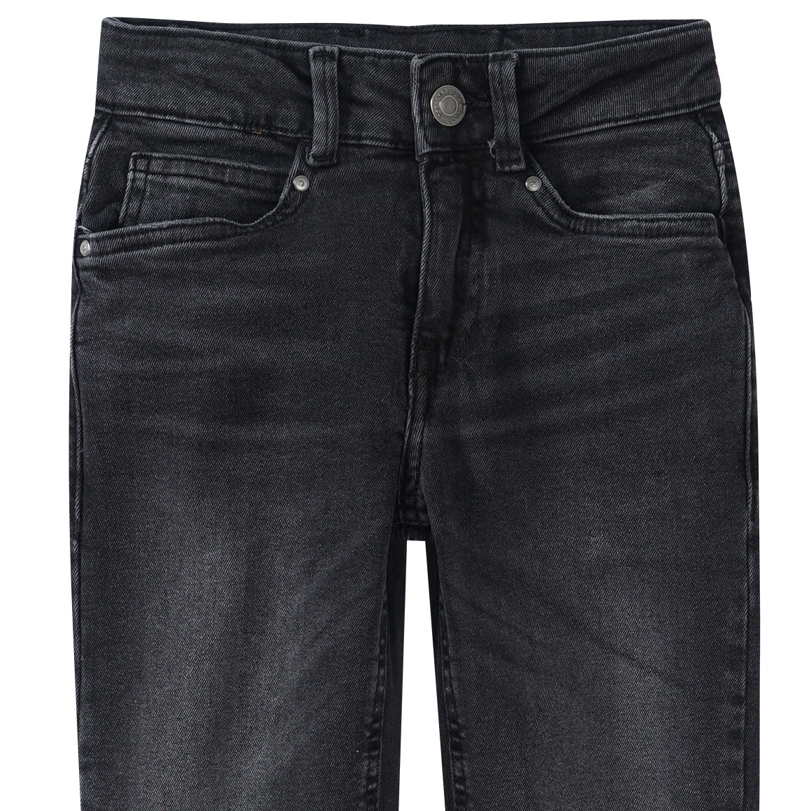 Beatwear Jungen Slim-Jeans mit verstellbarem Bund dunkelgrau