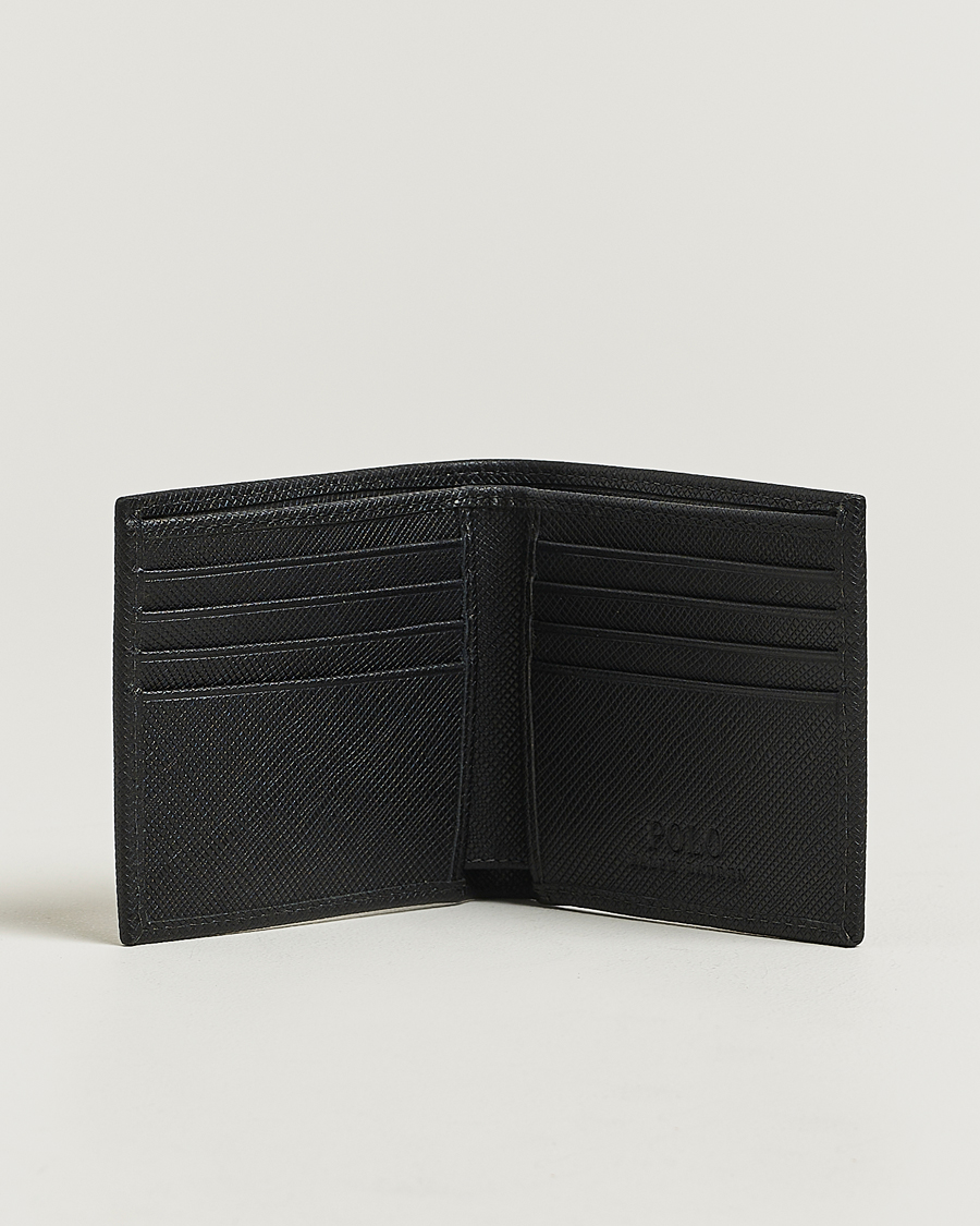 Polo Ralph Lauren Saffiano Leather Wallet Black