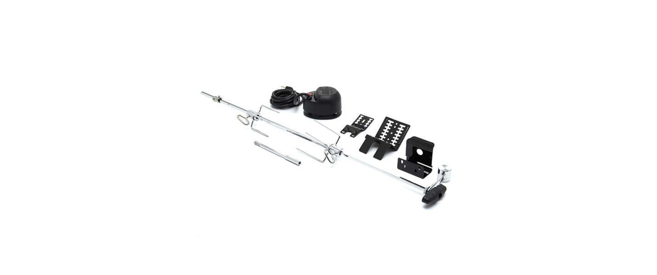Grillspiess Premium mit Elektromotor<br>Drehspiessset