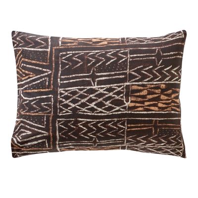 Linge de lit double face motif africain - BECQUET CRÉATION