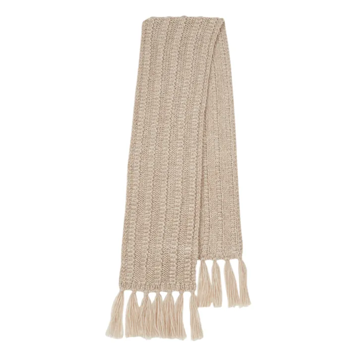 Aymara Echarpe Misti Baby Alpaga Laine Merinos | Camel