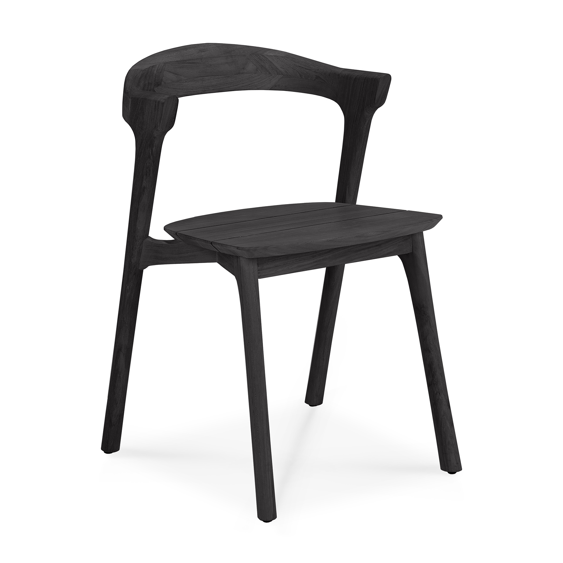 Teak Bok tuinstoel - zwart