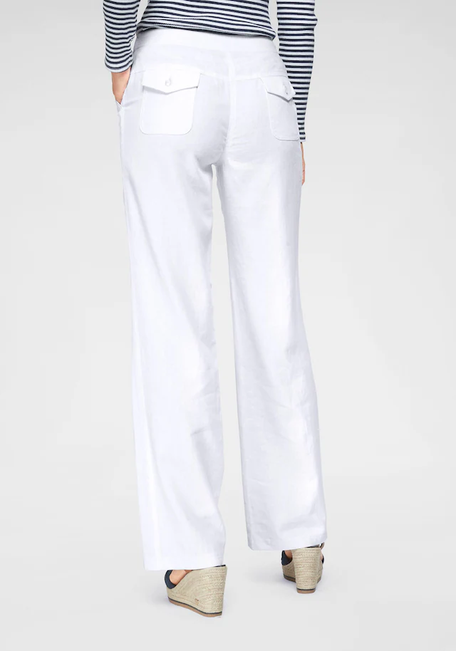 Aniston CASUAL Leinenhose  mit Bindeband
