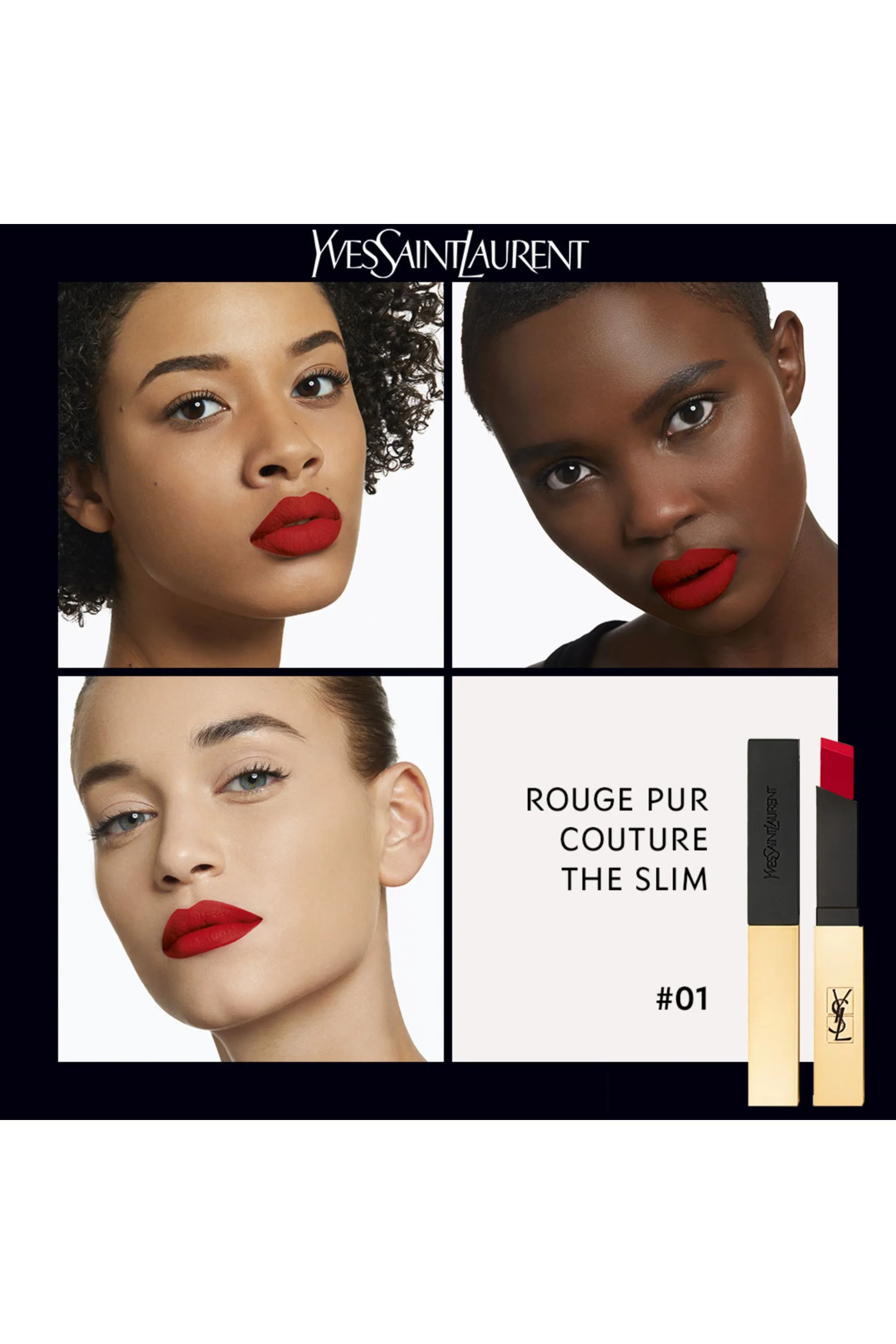 Yves Saint Laurent Rouge à lèvres Rouge Pur Couture The Slim-3 g