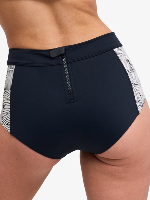 Pro Surf Classic Bas de bikini taille haute Noir Femme