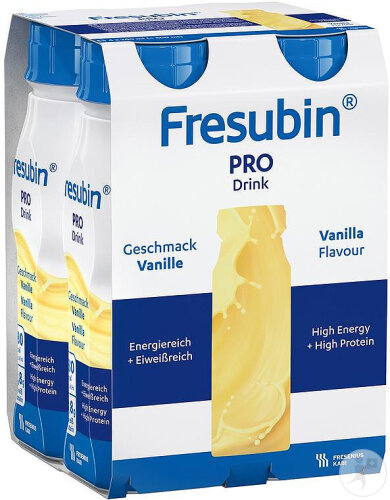 Fresubin Pro Drink Vanille Bouteilles 4x200ml