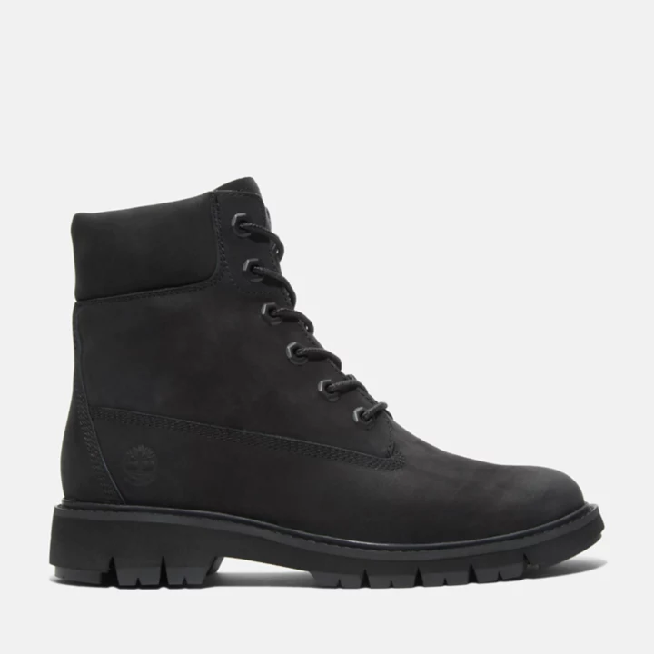 Bota Lucia Way de 6 polegadas para mulheres na cor preta