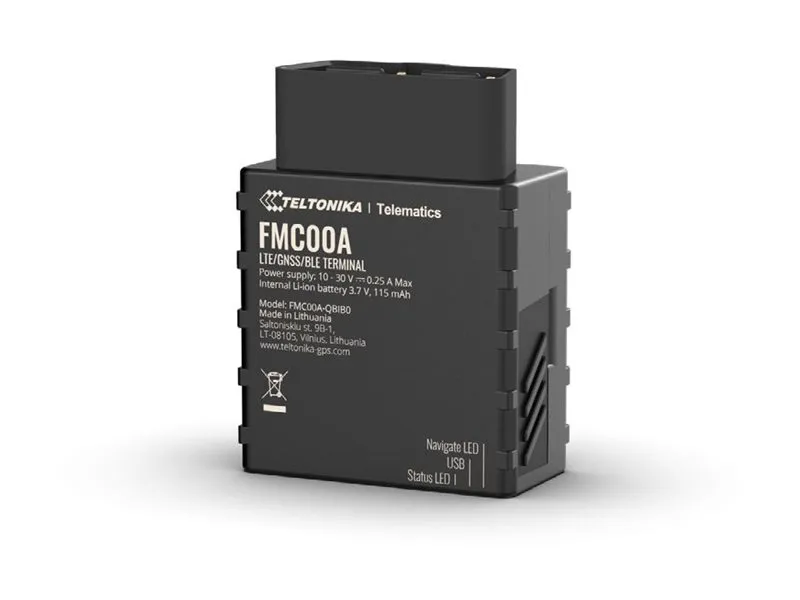 Teltonika FMC00A - GPS/GLONASS/GALILEO/BeiDou/QZSS-sporingsenhed - 128 MB