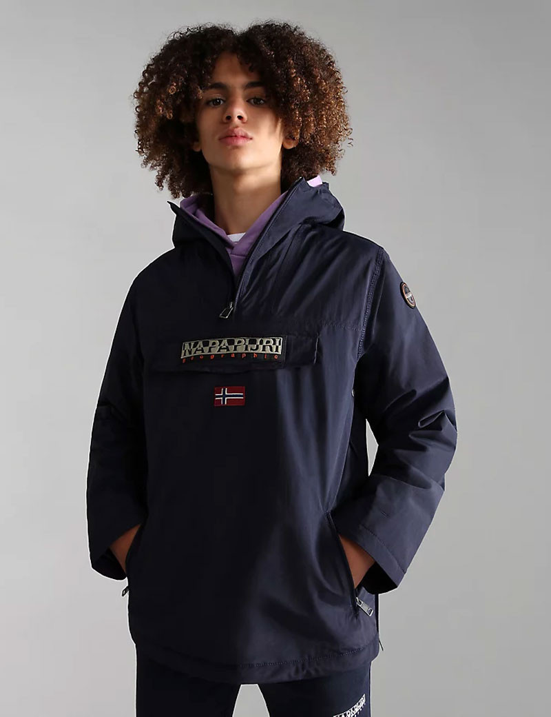 NAPAPIJRI VESTE RAINFOREST POCKET ENFANT MARINE