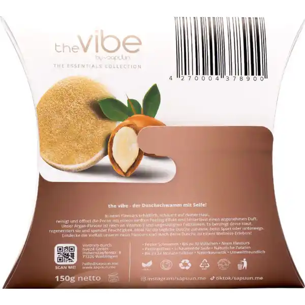 Seifenschwamm the vibe - Argan Flavour