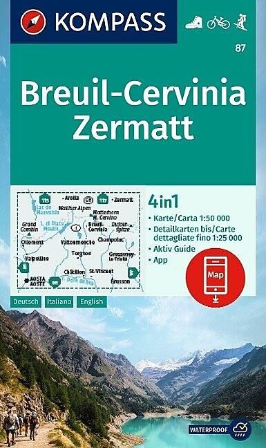 KOMPASS - 87 BREUIL CERVINIA ZERMATT KOMPASS