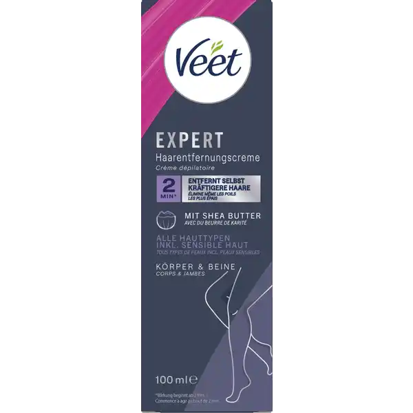 Expert Haarentfernungsceme Körper + Beine