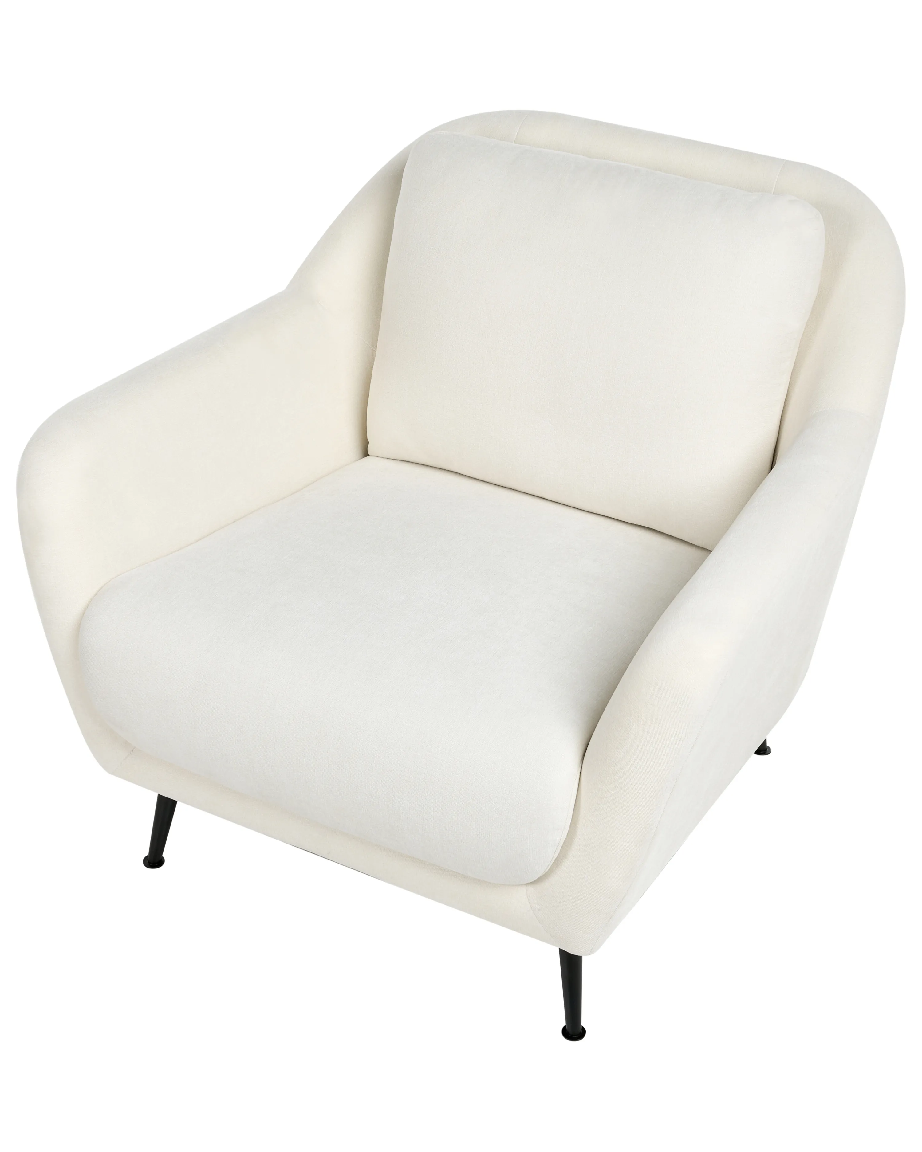 Fauteuil EIBY Chenille Wit