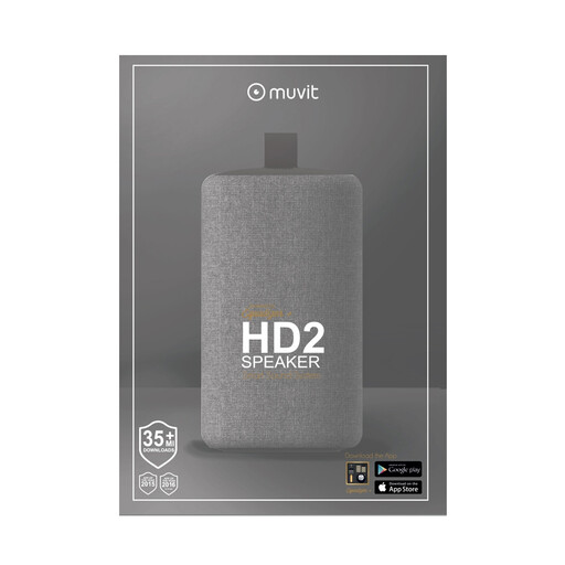 Caixa de som Bluetooth HD2 da Muvit