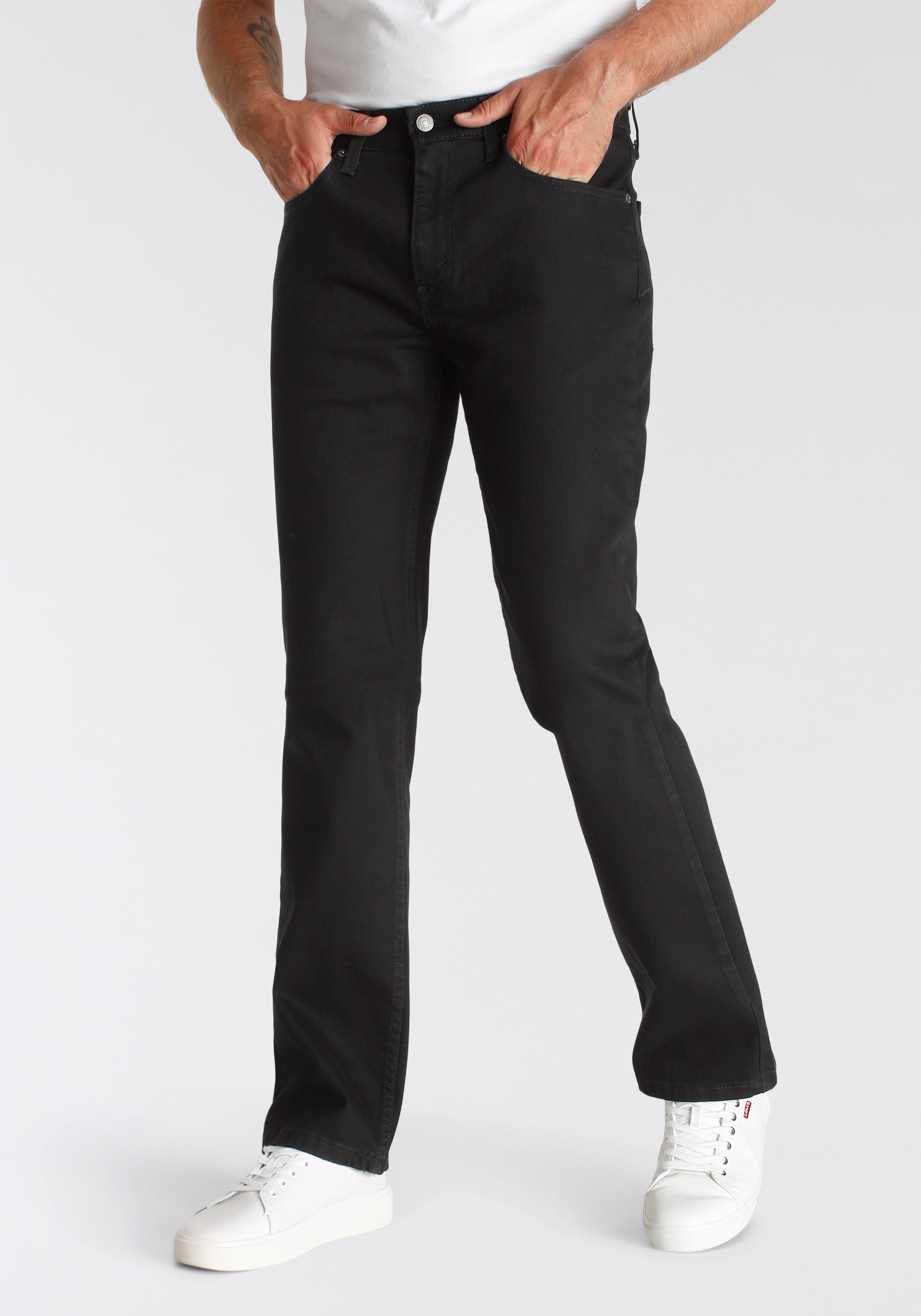 Levi's® Bootcut-Jeans »527 SLIM BOOT CUT« in cleaner Waschung