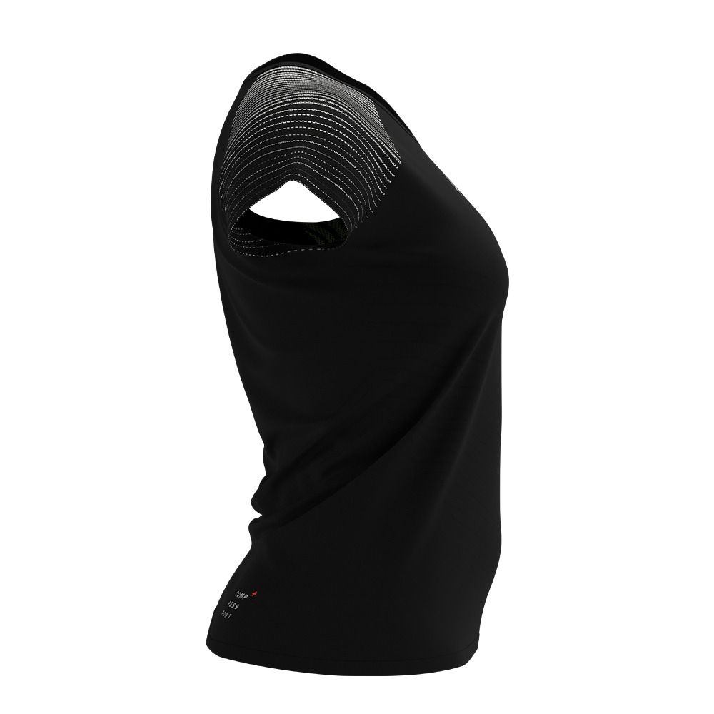 Compressport PERFORMANCE - Maillot Femme black/paradise green