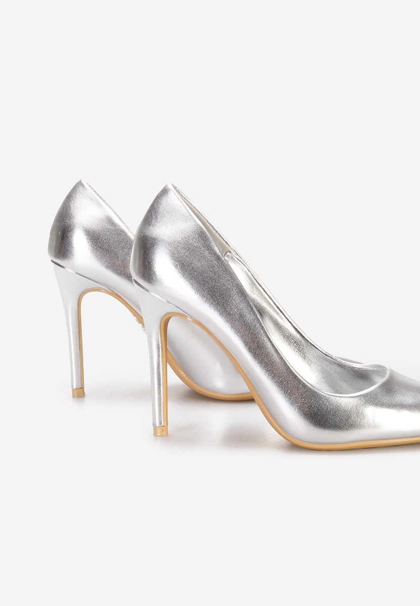 Chaussures stiletto argent Chemonara