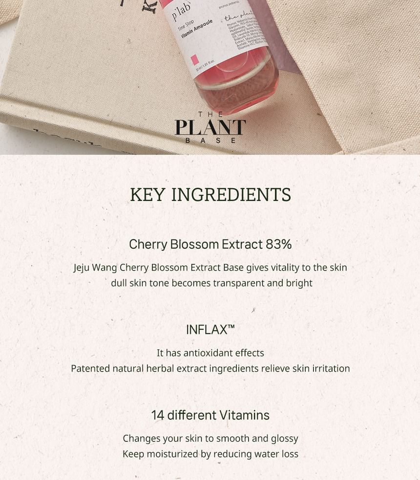 DE PLANTENBASIS - Time Stop Vitamine Ampul
