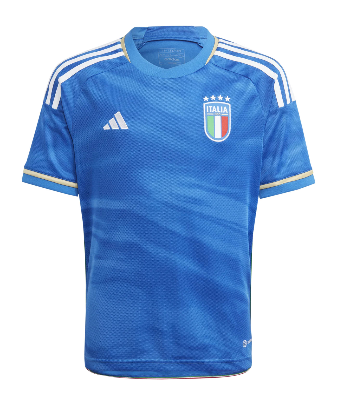 adidas Italien Trikot Home 2023 Kids Blau