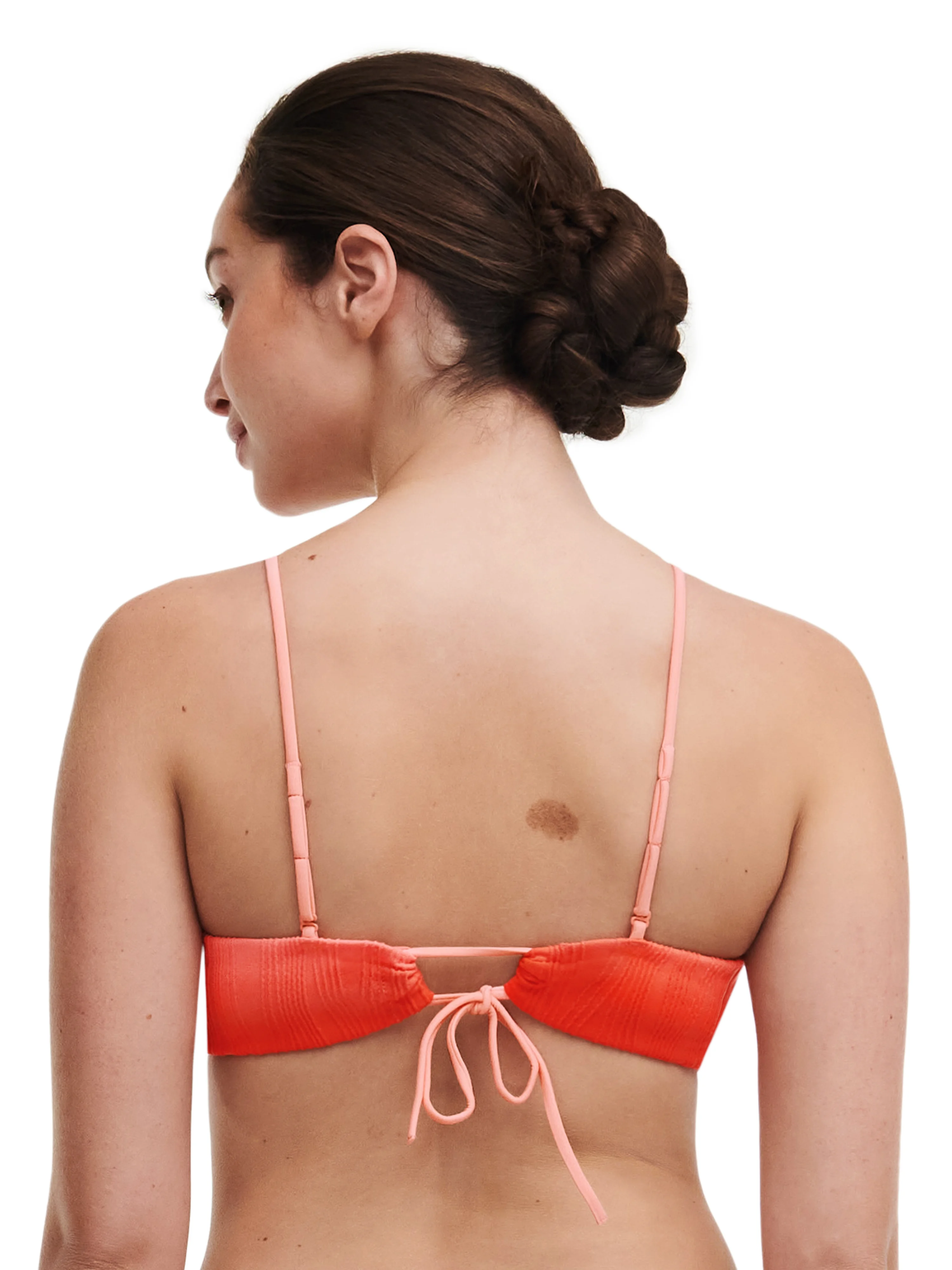 SWIM ONE SIZE - Haut de maillot de bain sans armature coques amovibles | Orange