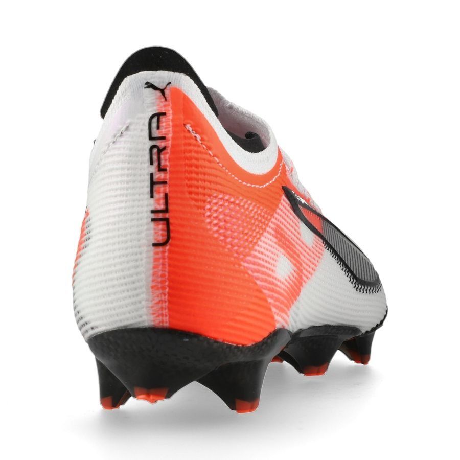 PUMA Ultra 5 Carbon FG Unlimited - Blanc/Noir/Glowing Red Femme