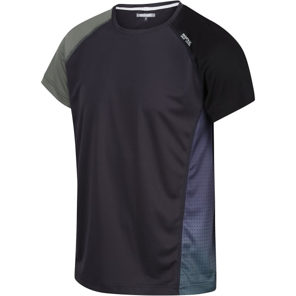 T-shirt randonnée REGATTA CORBALLIS ASH/ARGAVE GREEN/BLACK