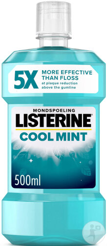 Listerine Cool Mint Bain De Bouche Menthe Fraîche Flacon 500ml