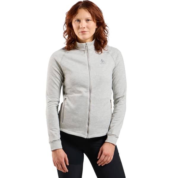 Veste polaire ODLO BERRA MIDLAYER FULL ZIP GREY W GREY MELANGE