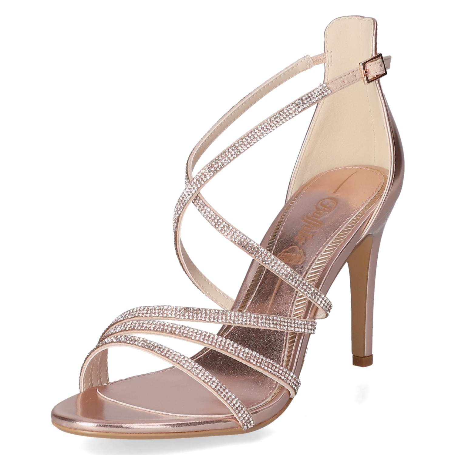 Buffalo Riemchensandaletten MAKAI 2 - rosegold met