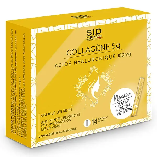 SID NUTRITION Colágeno e Ácido Hialurônico 14 Lp dose